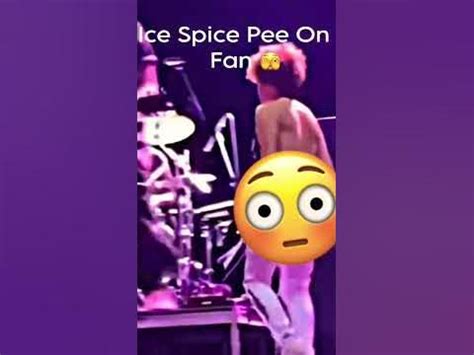 RAPPER ICE SPICE PISSES ON FAN LIVE ON STAGE!